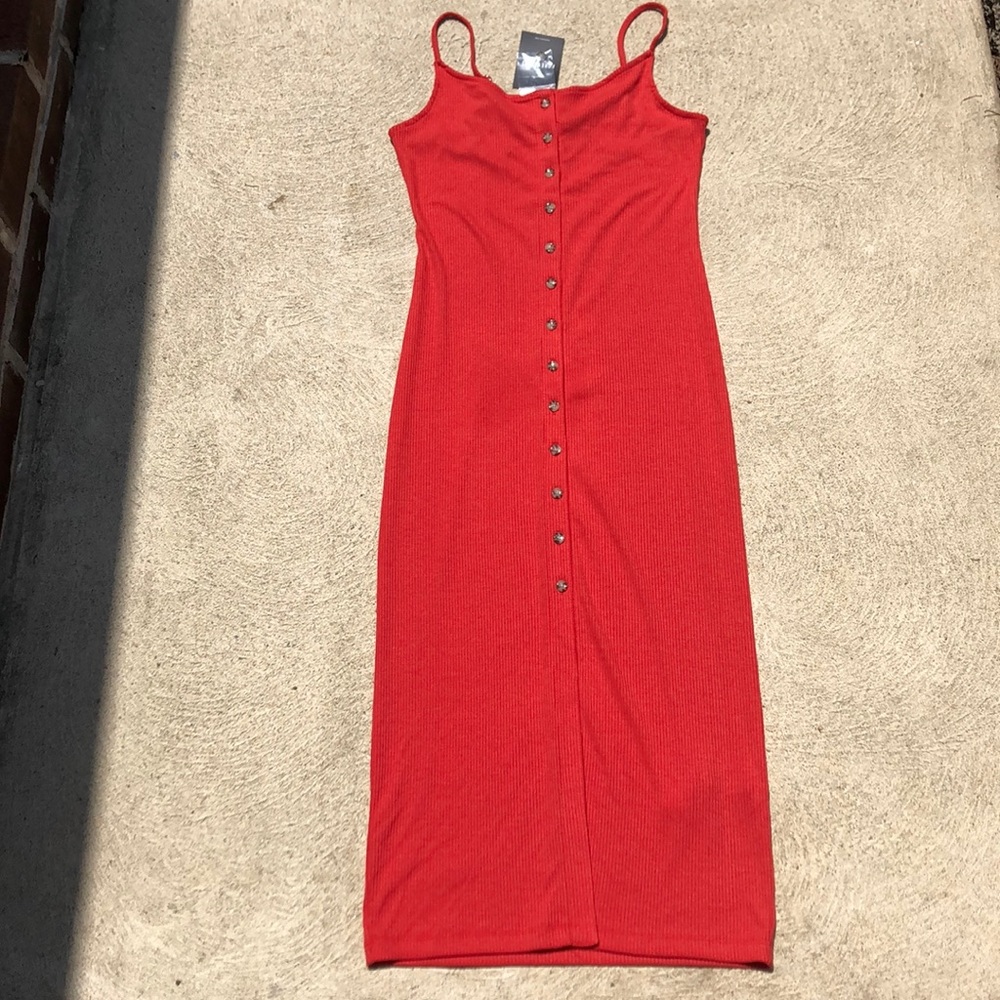 Forever 21 Ribbed Midi Dress